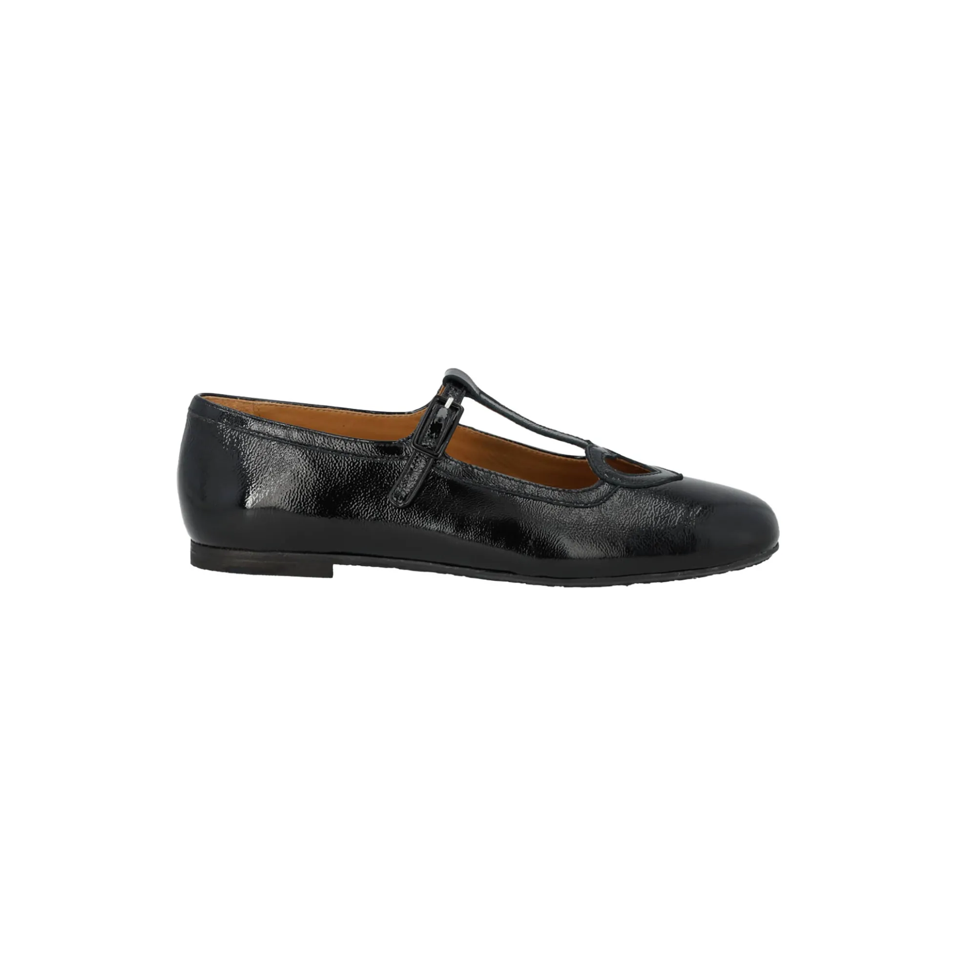 Ballerina with heart-shaped cut-out, black