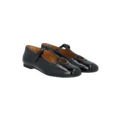 Ballerina with heart-shaped cut-out, black