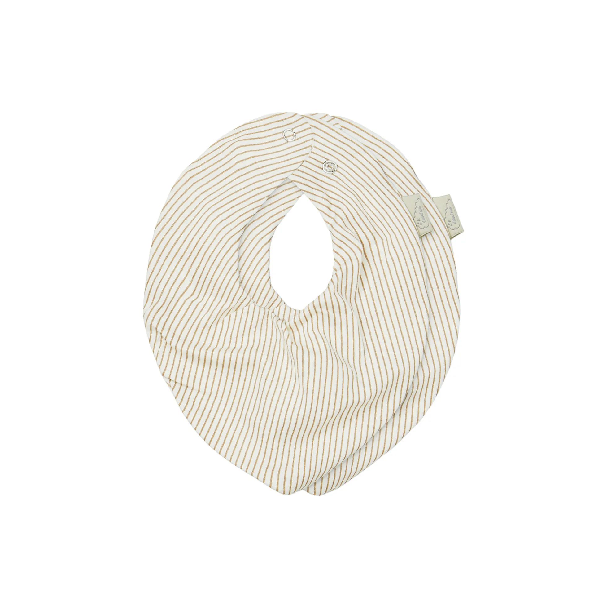 Bandana savlesmæk 2-pak, classic stripes camel