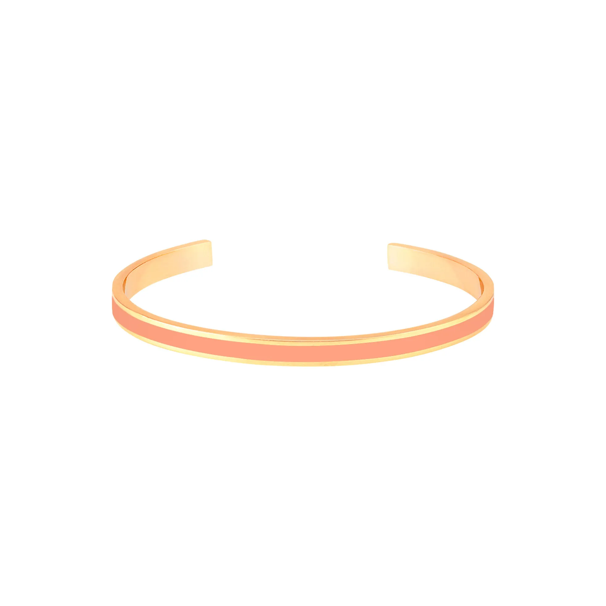 BANGLE Bracelet, coral orange