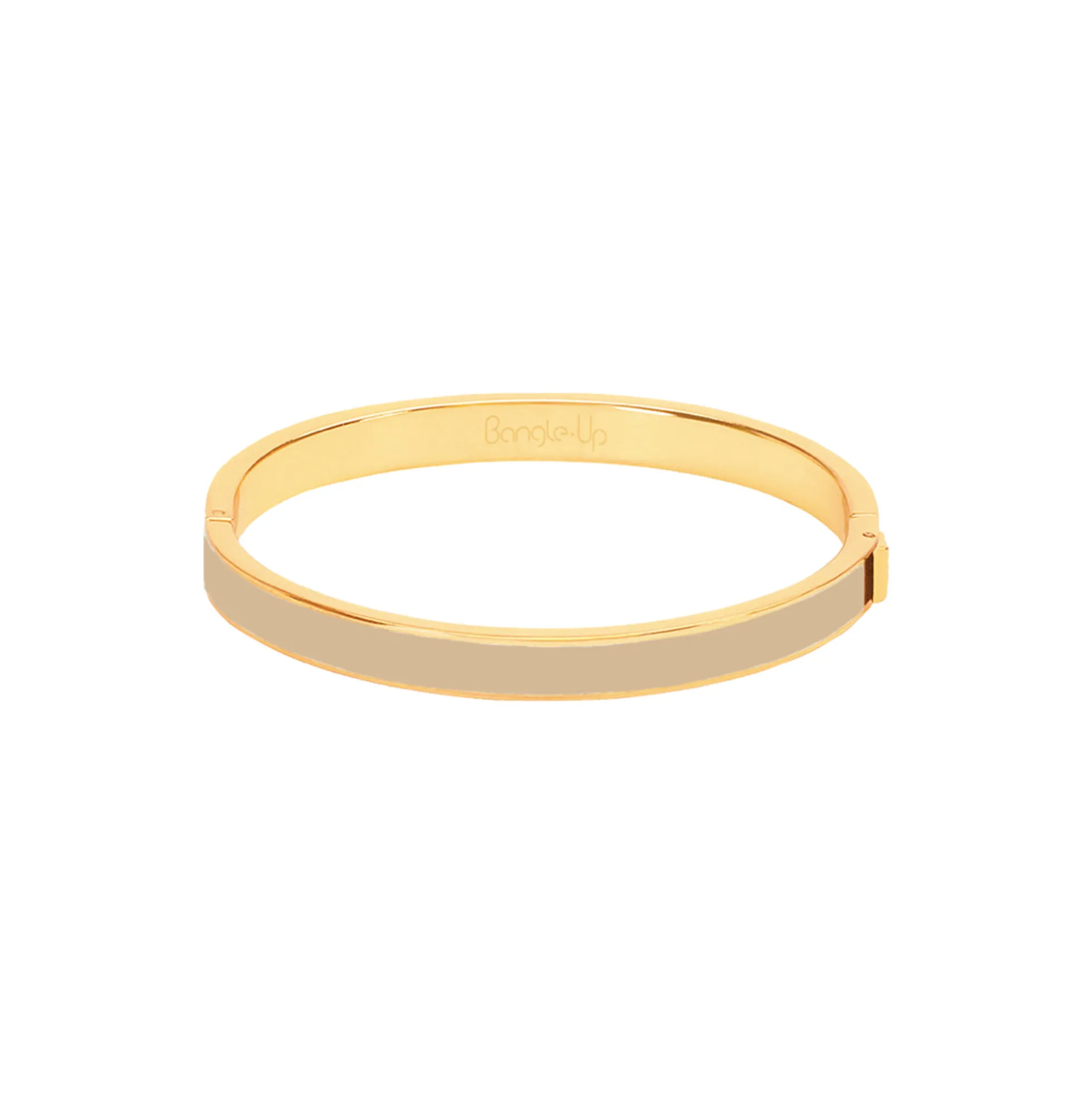 BANGLE Bracelet 7 mm T1, mastic beige