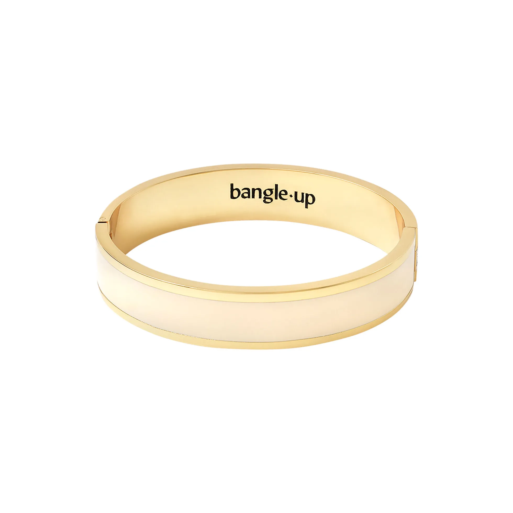BANGLE Bracelet 12 mm T1, white sand