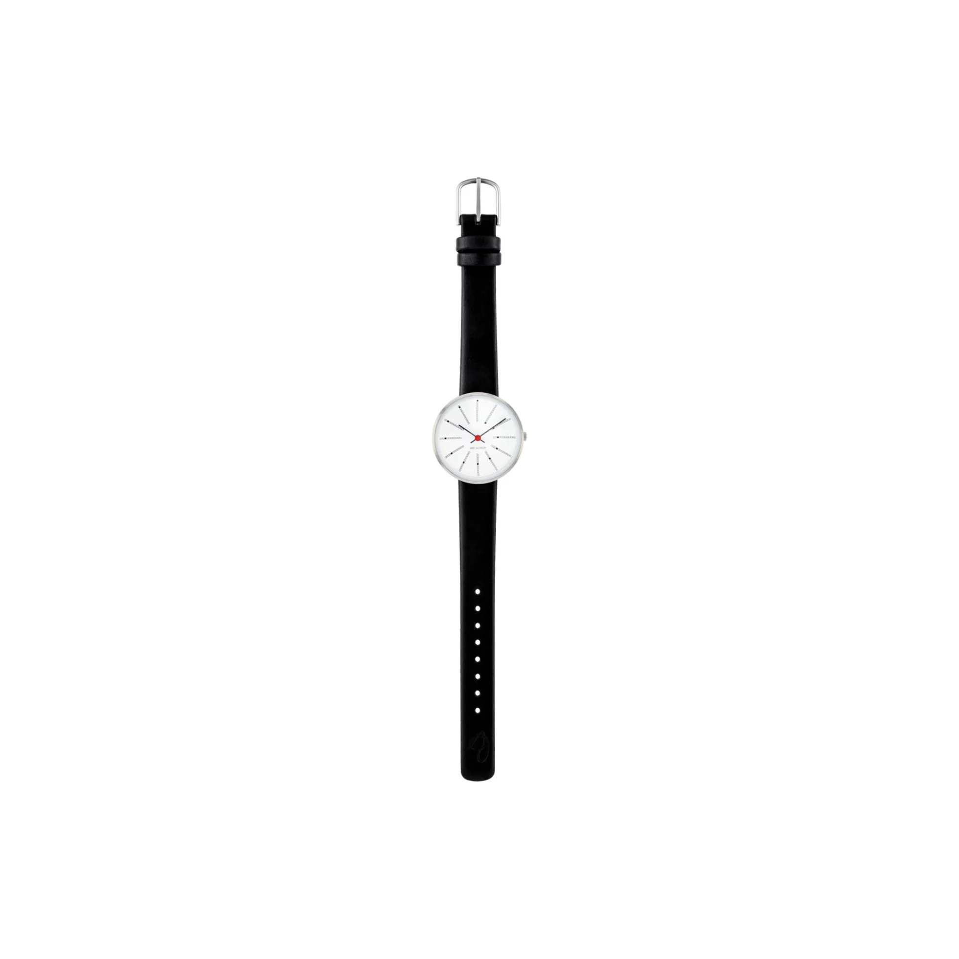 Bankers armbåndsur, white/steel/black