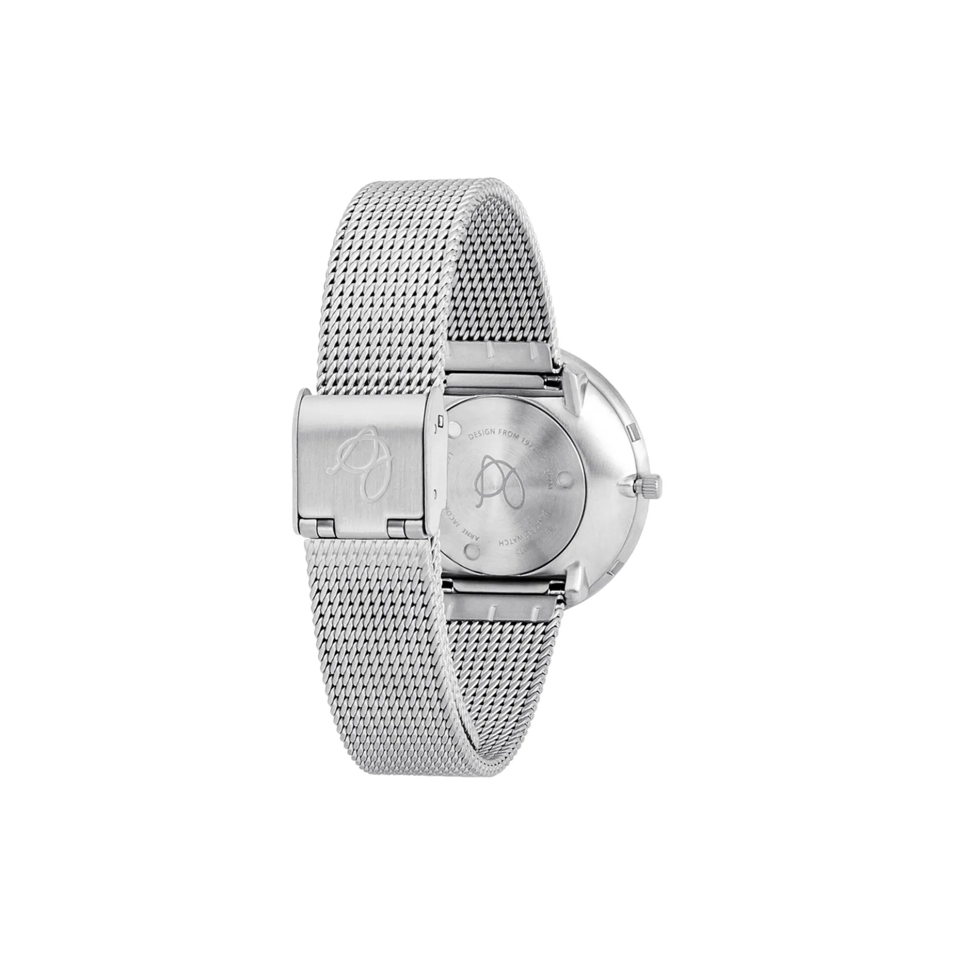 Bankers armbåndsur, white/steel/matt steel
