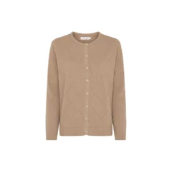 BBCardigan BBEcoveroAutumnKni, camel