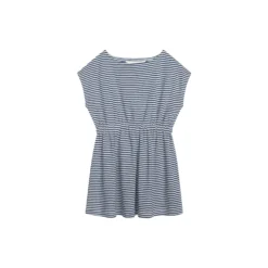 Beach Dress Stripe, navy/offwhite