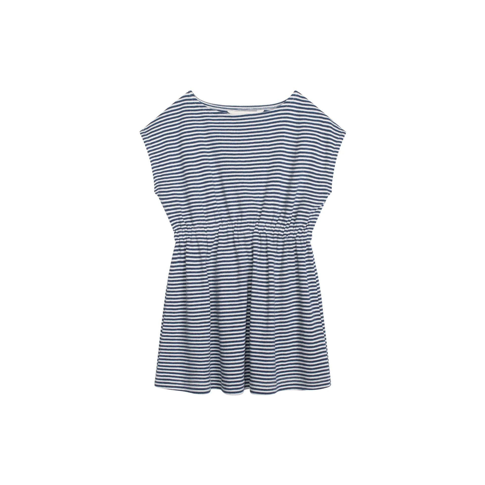 Beach Dress Stripe, navy/offwhite
