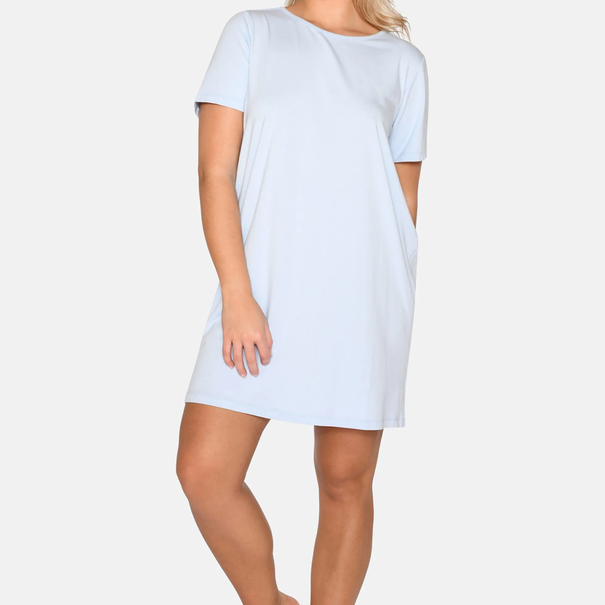 Bea Shortsleeved Dress, kentucky blue