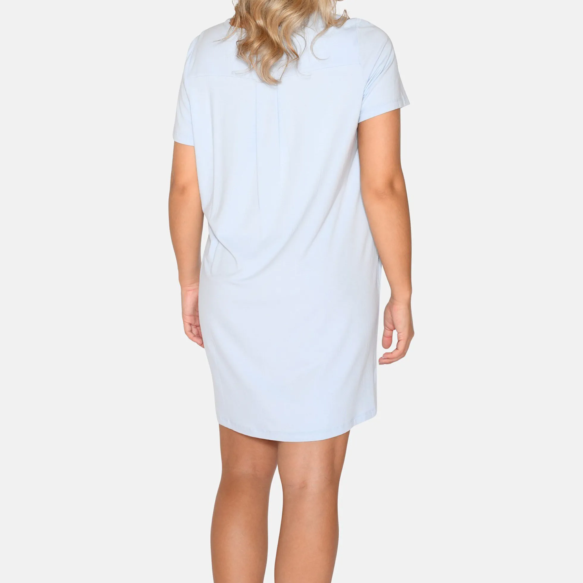 Bea Shortsleeved Dress, kentucky blue