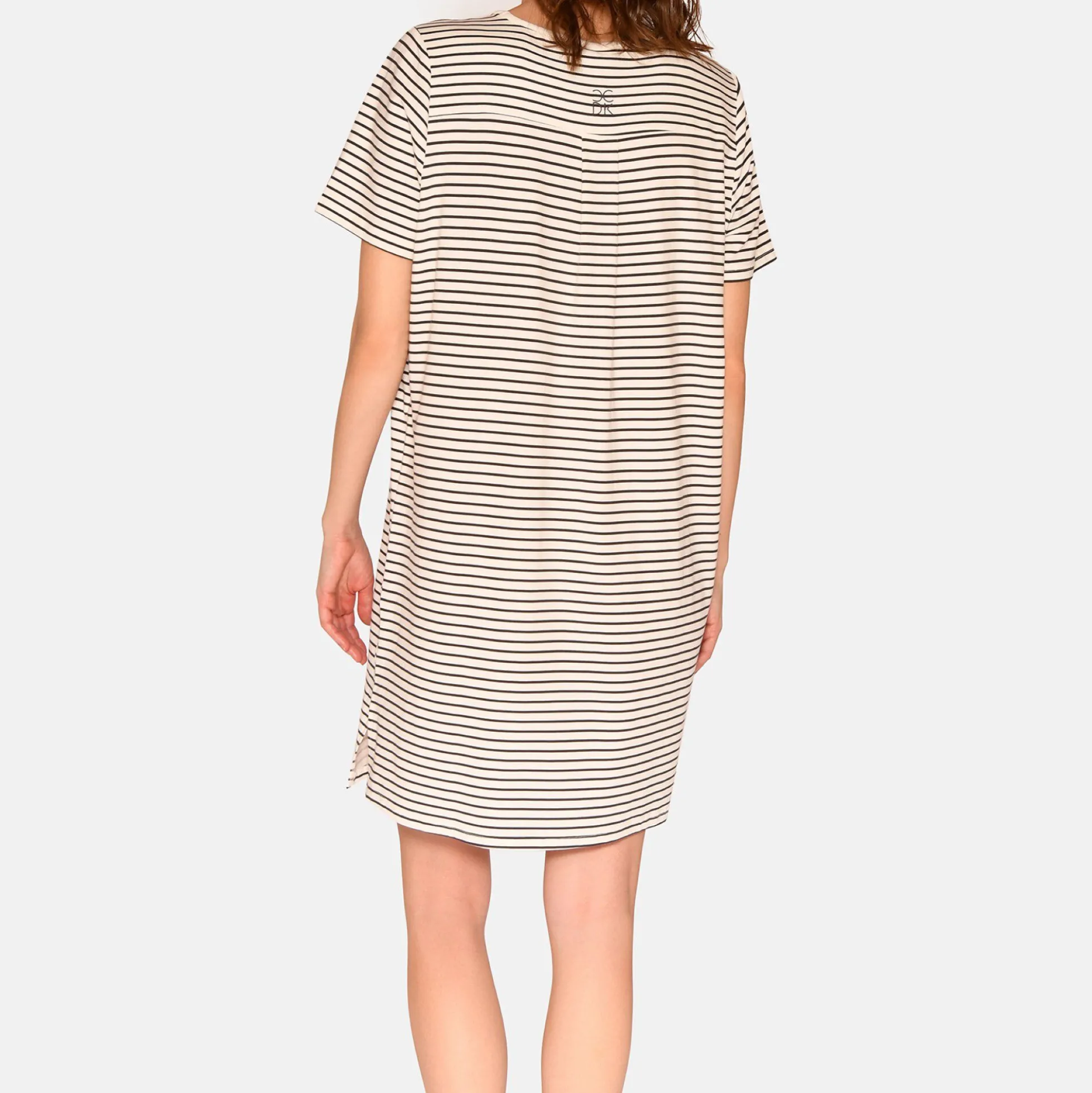 Bea Shortsleeved Dress, pavement stripe