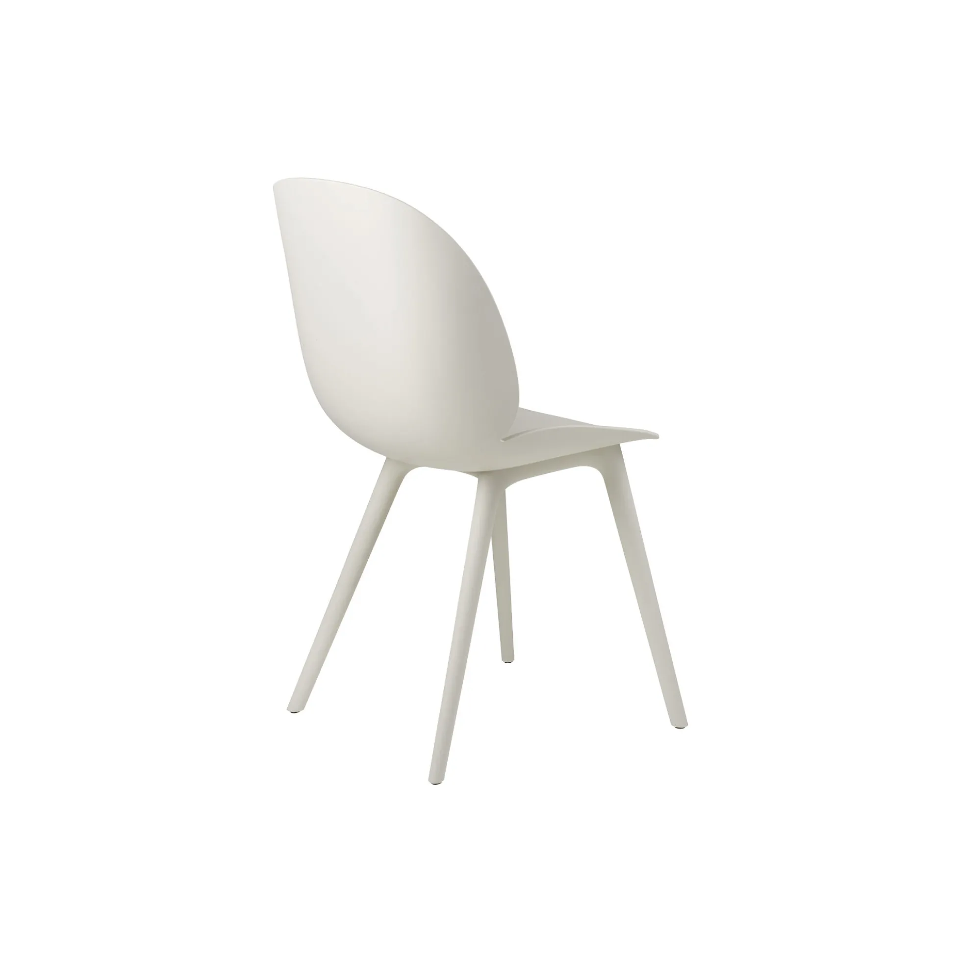 Beetle Dining Chair Outdoor, alabaster white