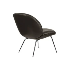 Beetle Soft Lounge Chair, Fully Upholstered, coffee