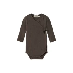 Belita LS Wrap Bodysuit, terre