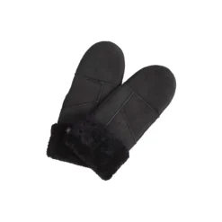 BellaMBG Sheepskin Mitten, black
