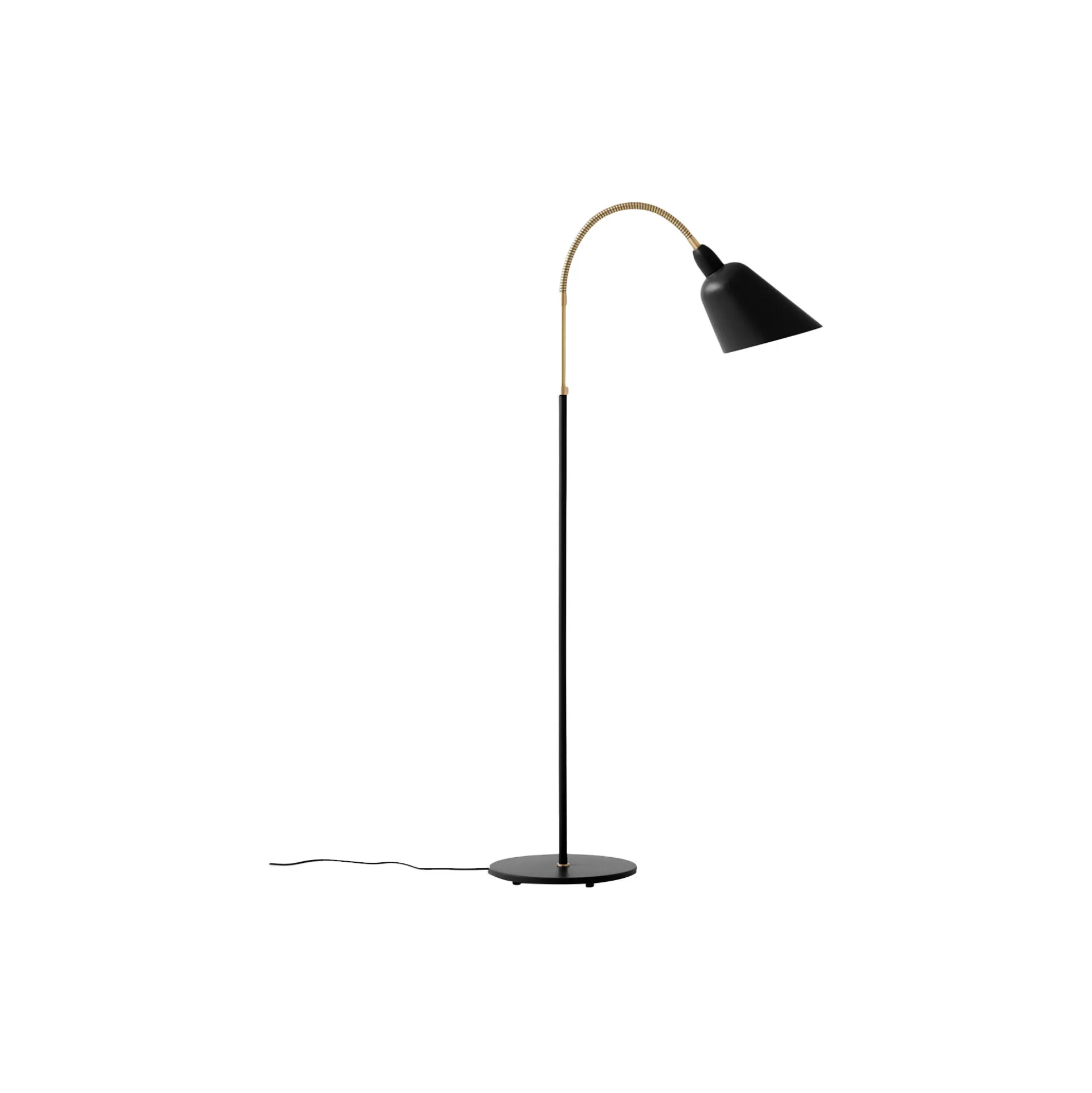 Bellevue AJ7 gulvlampe, black/brass
