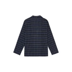 Bergen Pyjamas, navy/antrasit melange/blue/white/dark grey piping