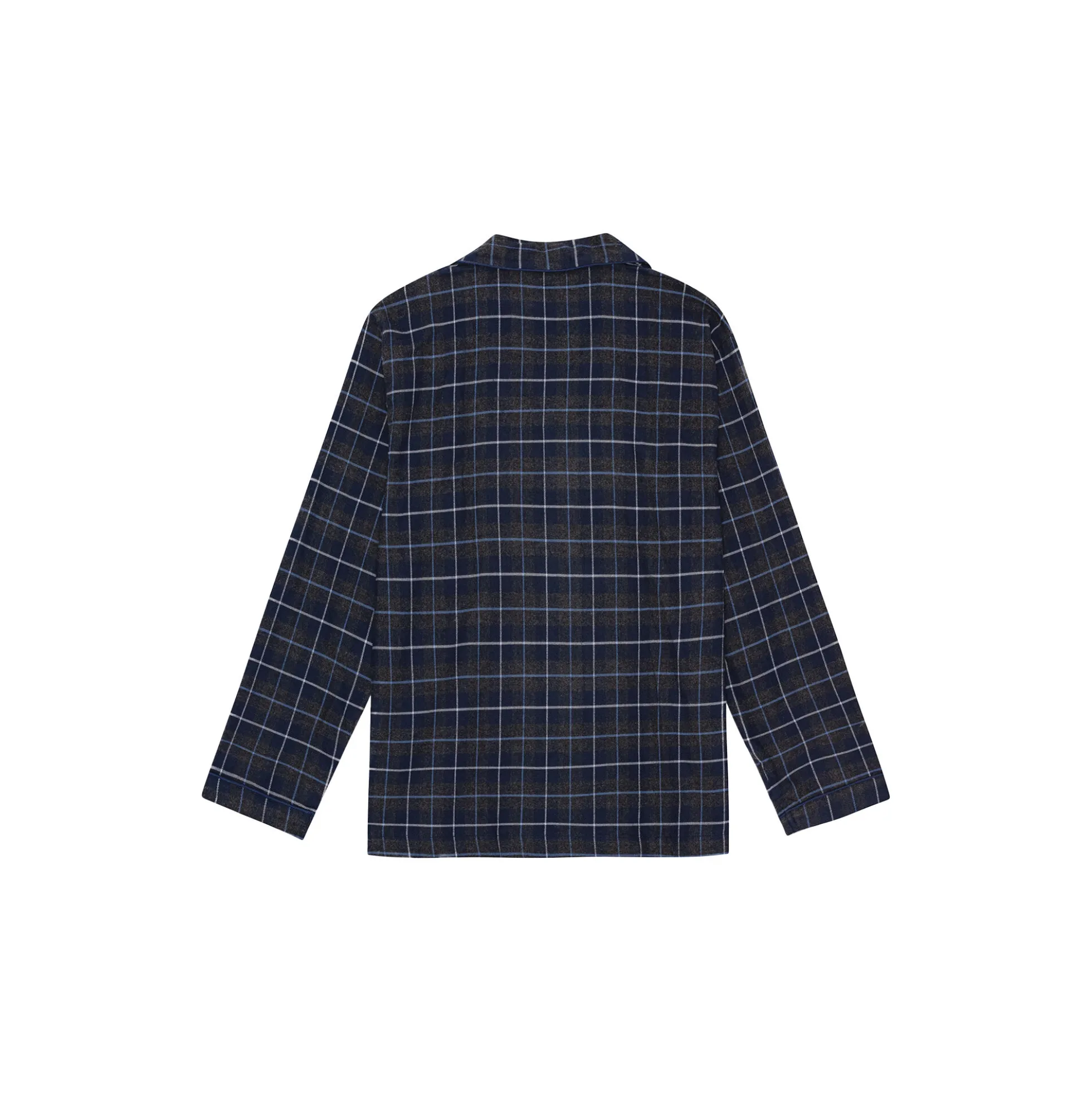 Bergen Pyjamas, navy/antrasit melange/blue/white/dark grey piping