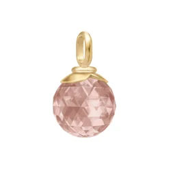 Berry Pendant M, gold/turmalin rose