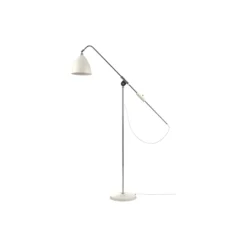 Bestlite BL4 Floor Lamp, soft white semi matt/chrome