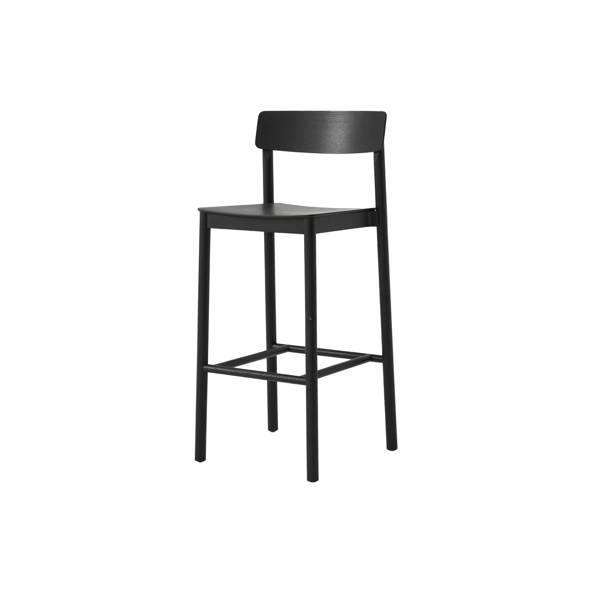 Betty TK16 Bar Chair, black lacquered ash