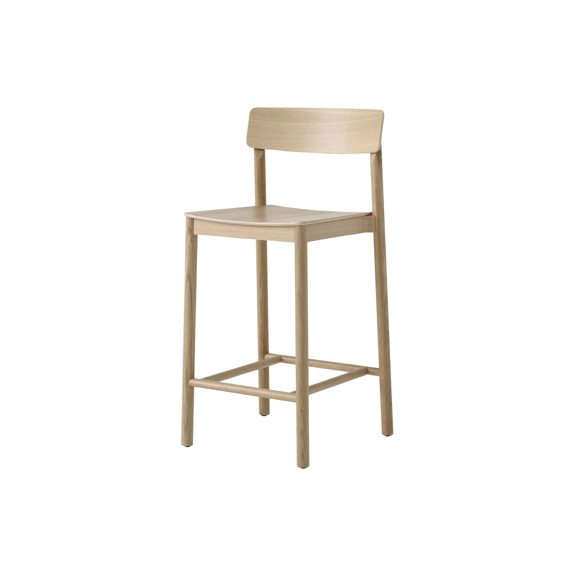 Betty TK13 Counter Chair, lacquered oak/black
