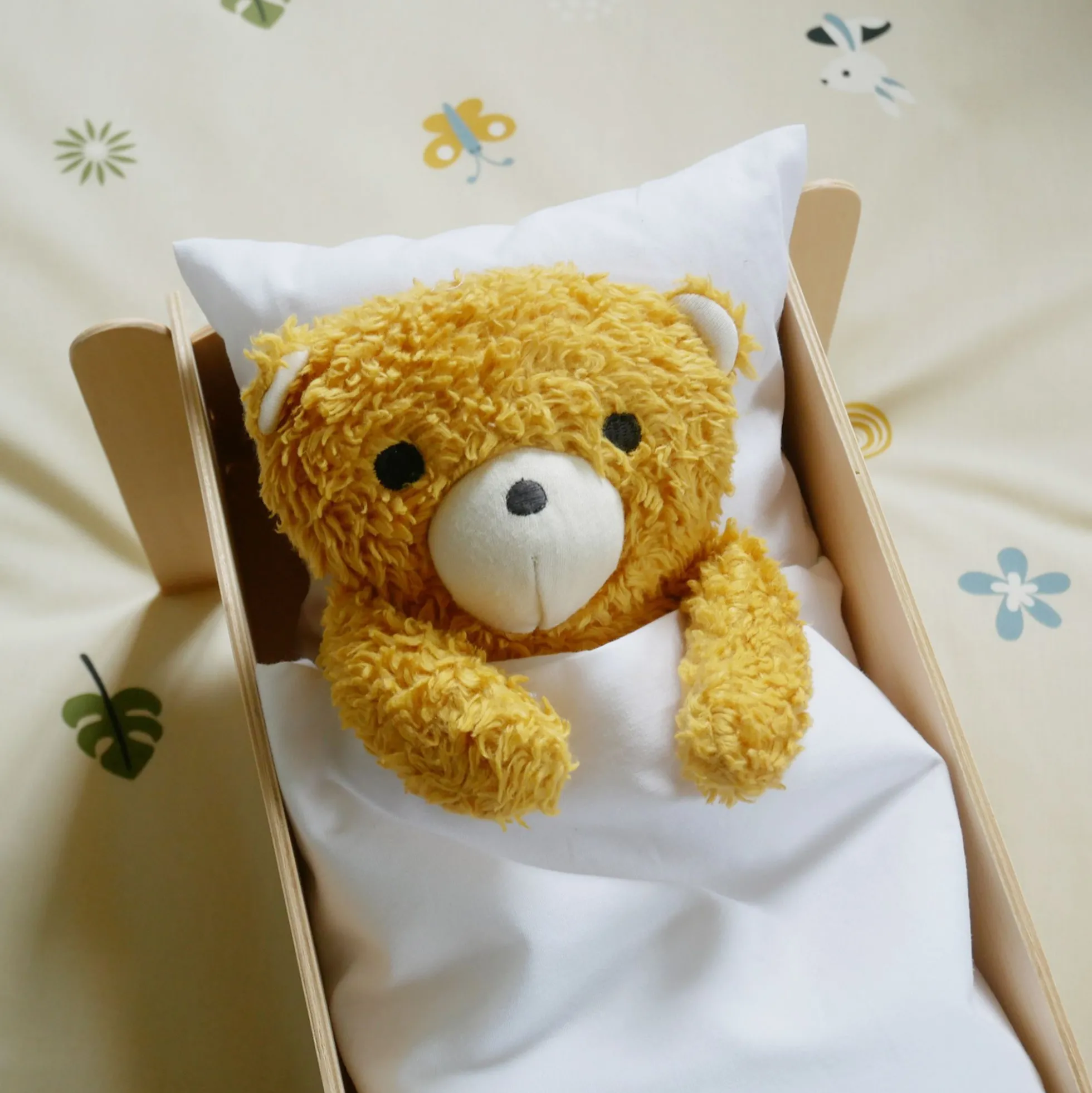 Bimle bamse krammedyr, yellow