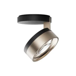 BLADE C1 SLIM loftlampe, matt black/satin gold