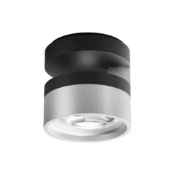 BLADE C1 SLIM loftlampe, matt black/satin silver