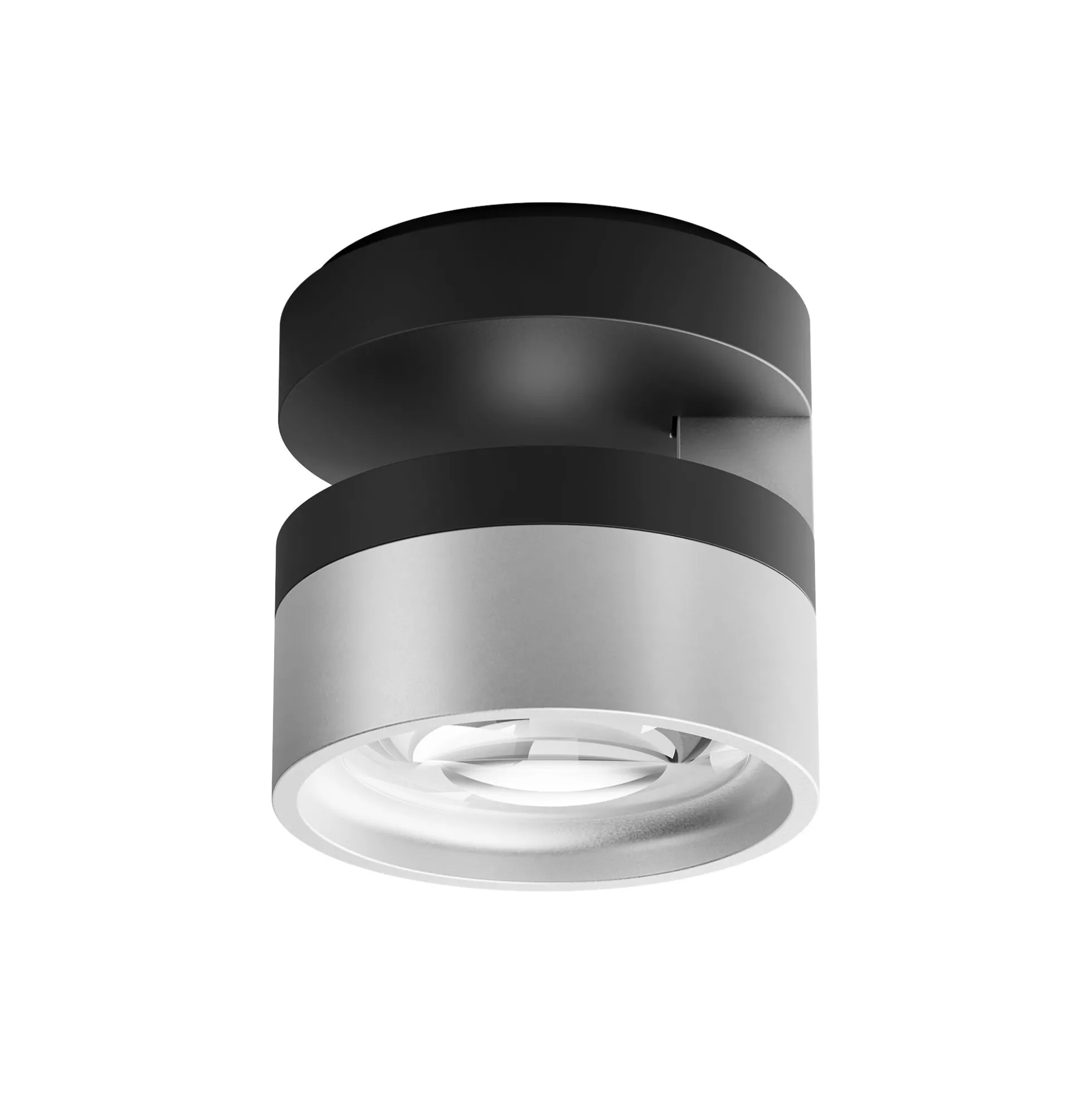 BLADE C1 SLIM loftlampe, matt black/satin silver