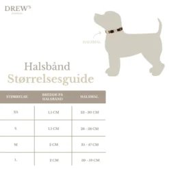 Blødt & Justerbart hundehalsbånd, chocolate