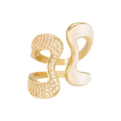 B LINE Ring, sand white