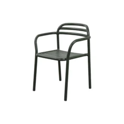 Bliss stol med armlæn, dark green