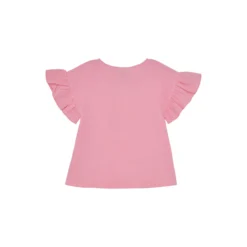 Blouse SS Muslin, plumeria