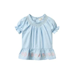 Blouse w. Smock w. Emb.