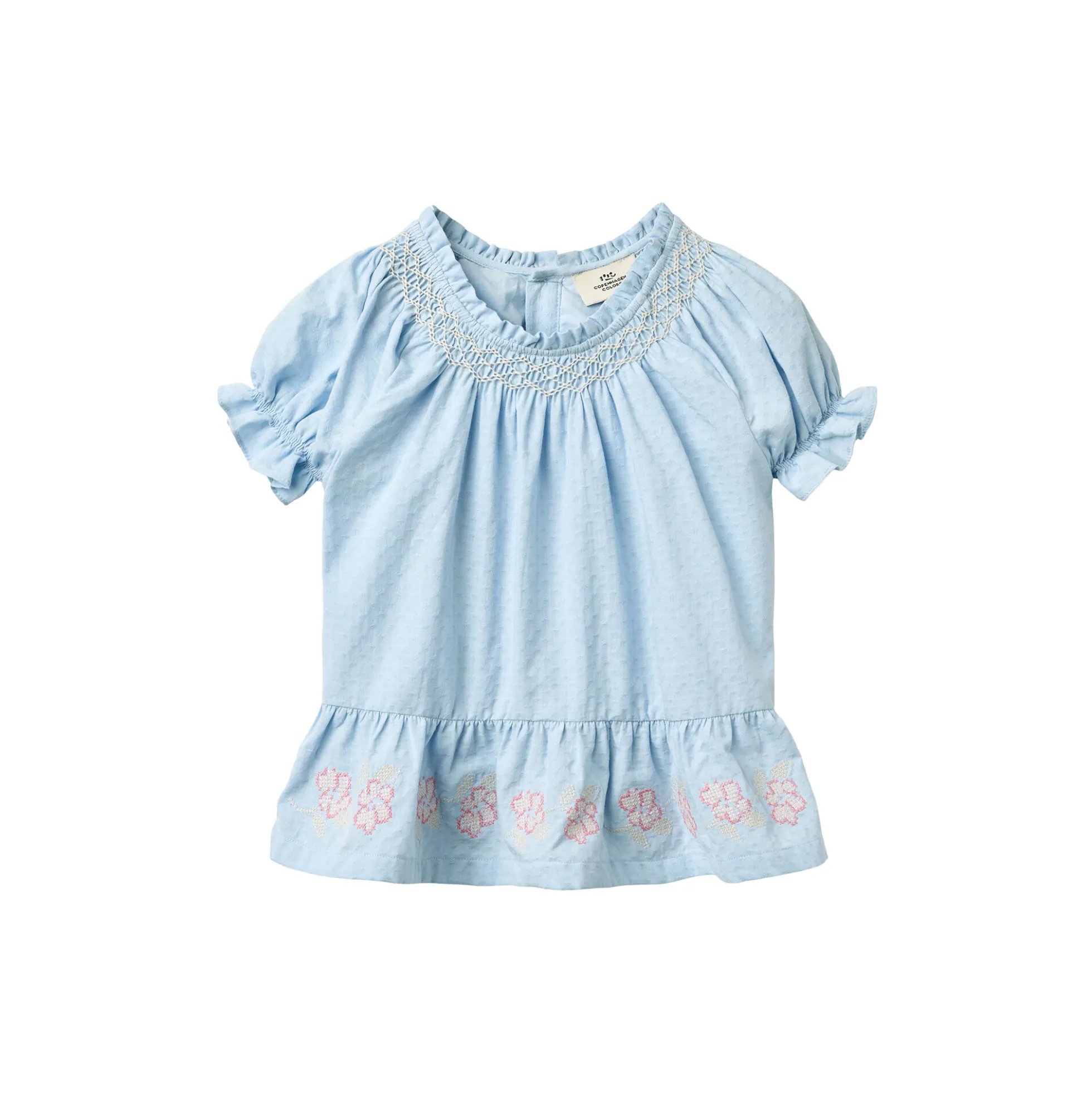 Blouse w. Smock w. Emb.