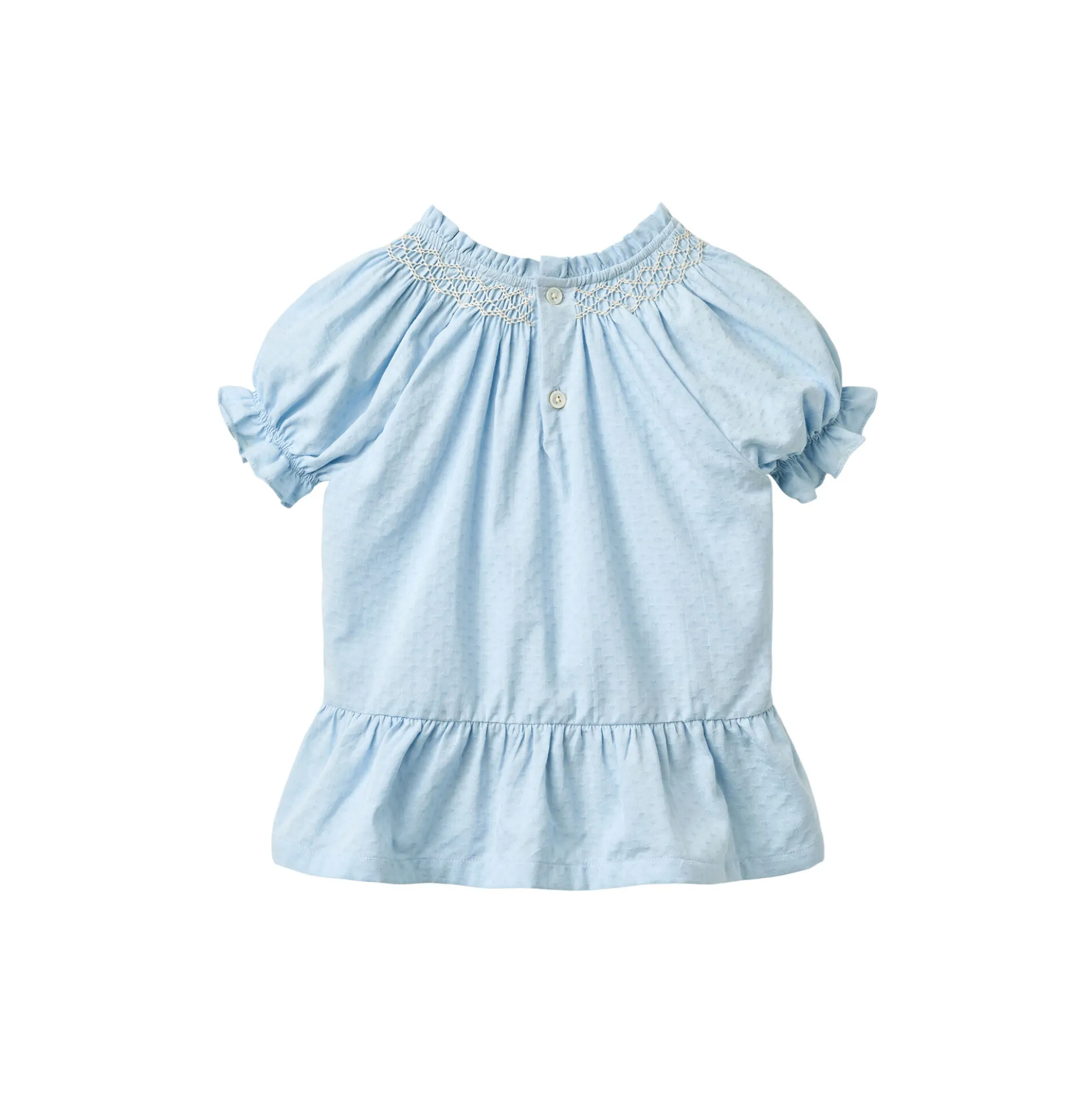 Blouse w. Smock w. Emb.
