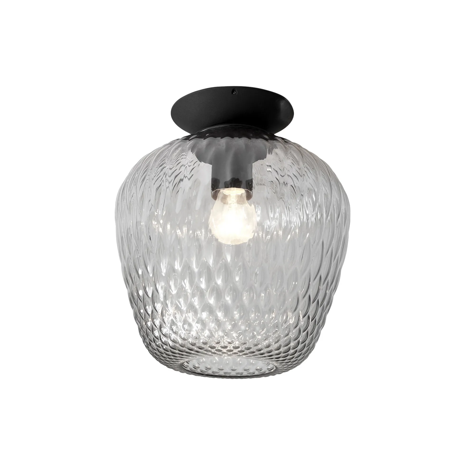 Blown SW5 loftlampe, silver