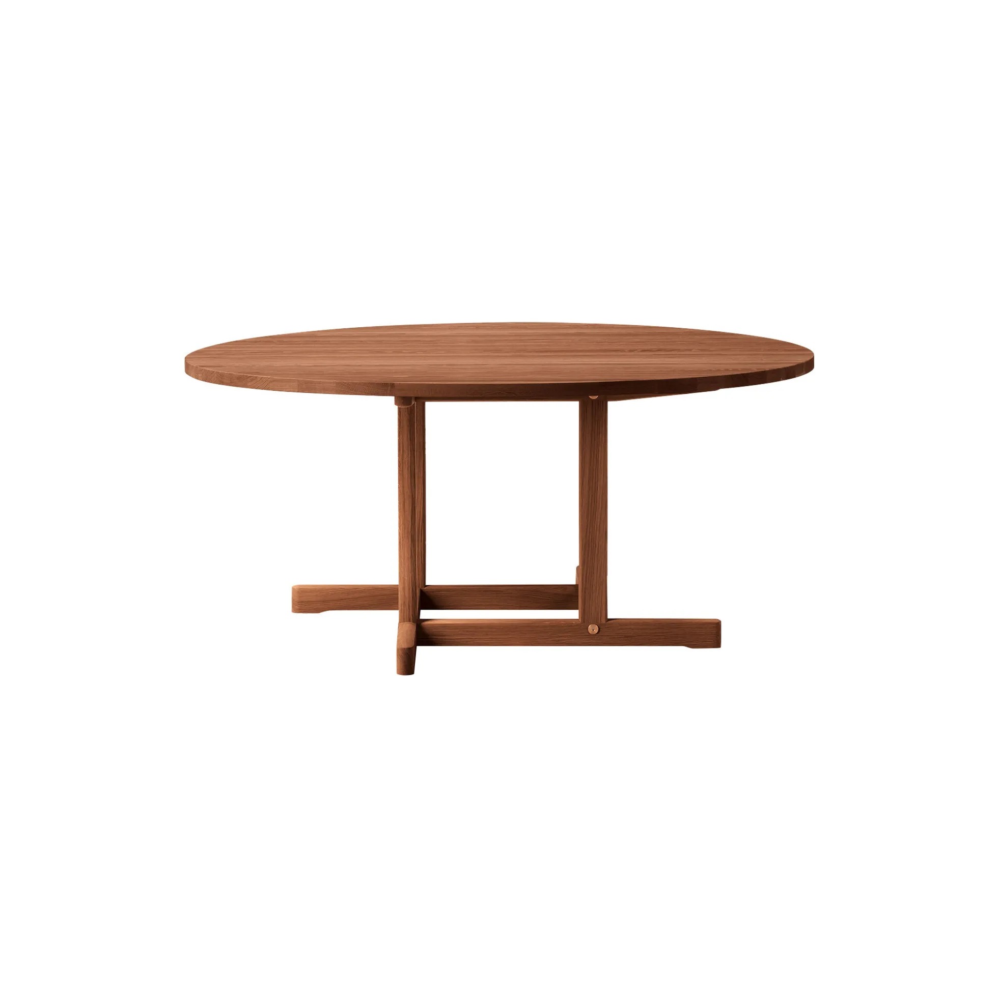 BM80 Mogensen Coffee Table Ø 120 cm, olieret røget eg