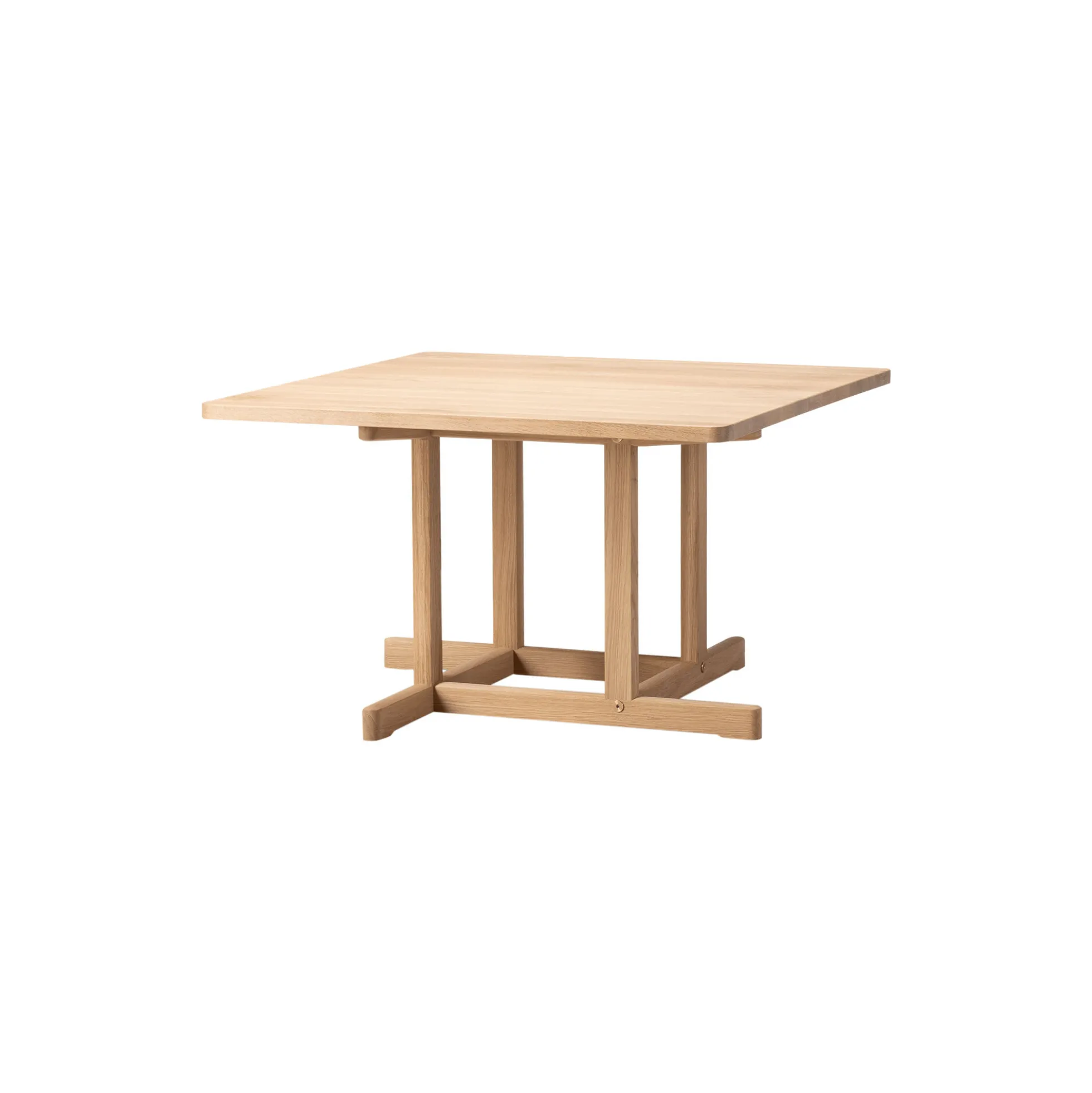 BM80 Mogensen Coffee Table 90x90 cm, lysolieret eg