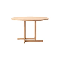 BM80 Mogensen Shaker Table Ø 120 cm, lysolieret eg