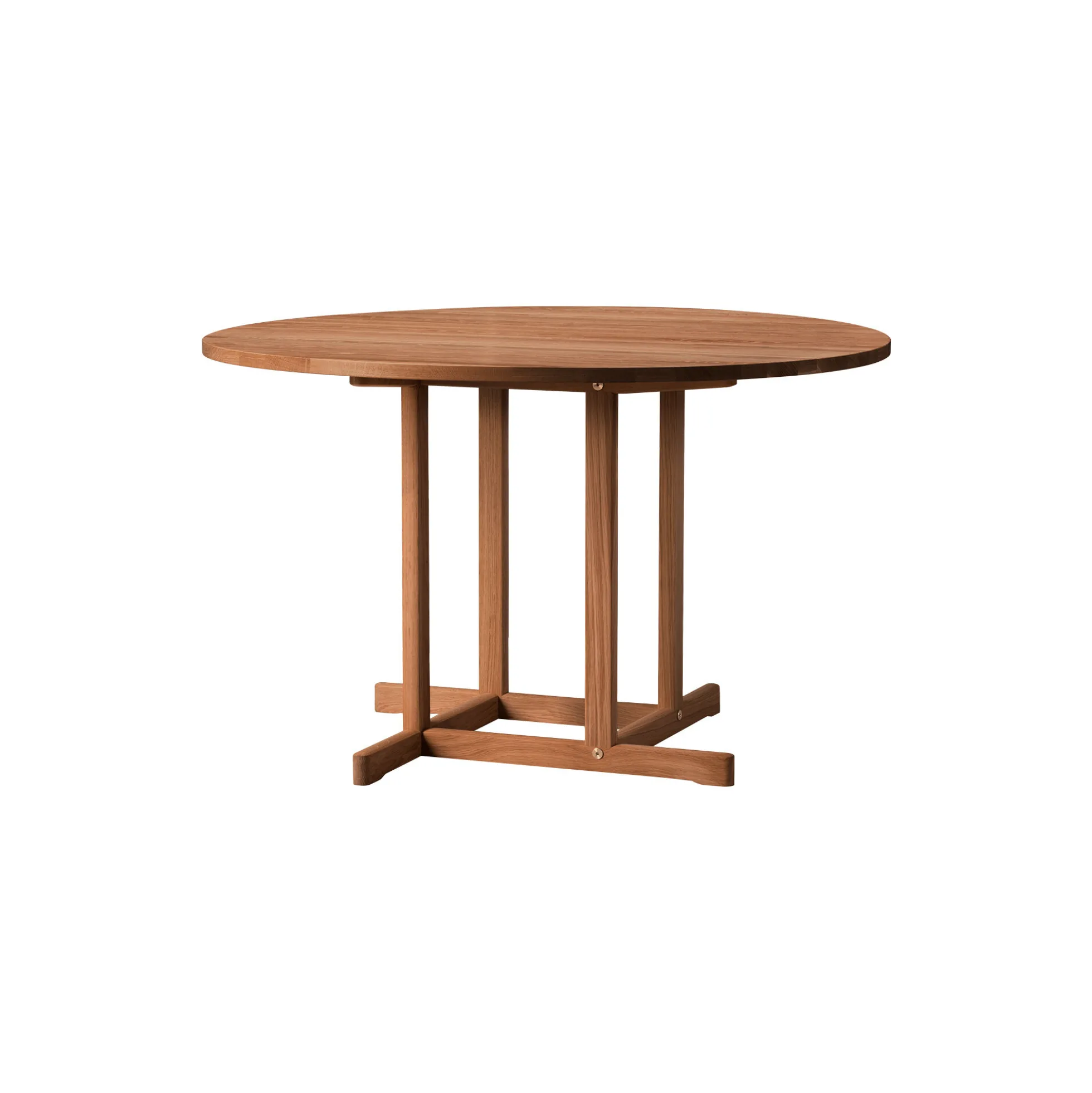 BM80 Mogensen Shaker Table Ø 120 cm, olieret røget eg