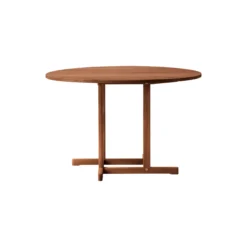 BM80 Mogensen Shaker Table Ø 120 cm, olieret røget eg