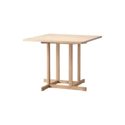 BM80 Mogensen Shaker Table 90x90 cm, sæbebehandlet eg