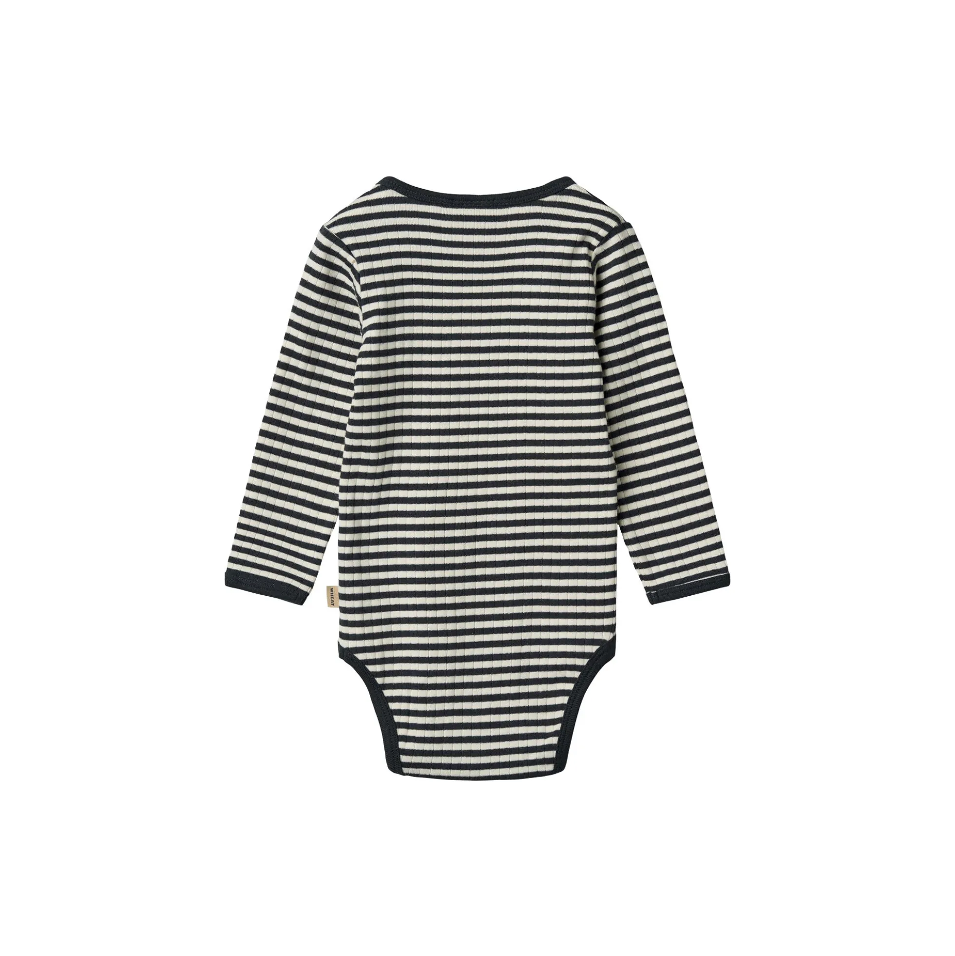 Body L/S Berti, navy rib stripe