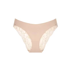 Body Make-Up Illusion Lace Highleg Tai Briefs, nude beige