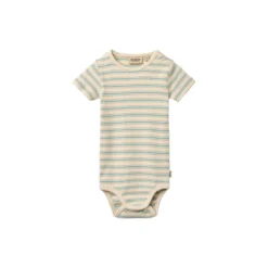Body S/S Edvald, spring lake stripe