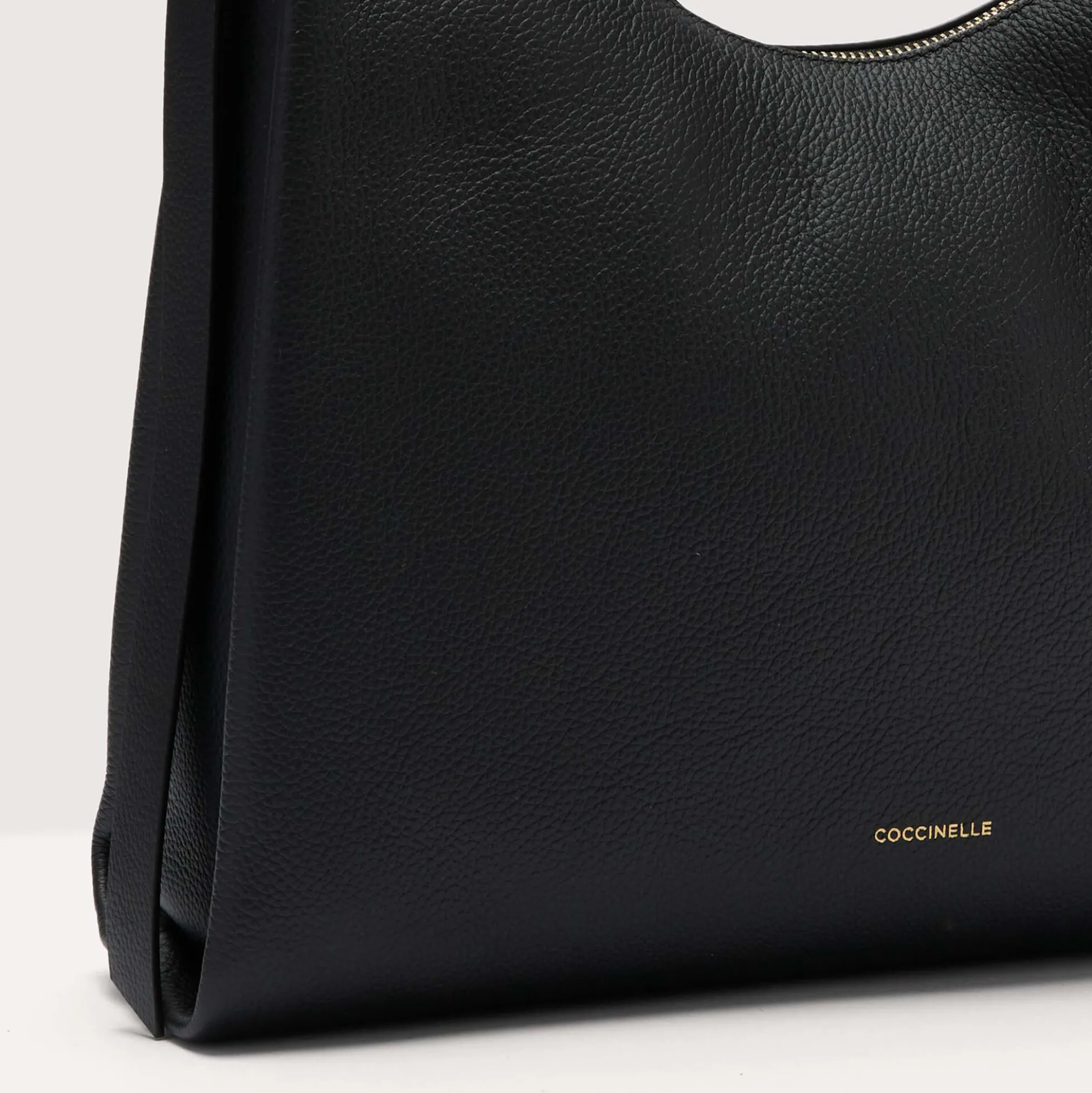 Boheme Grana Double Handbag, noir/cuir