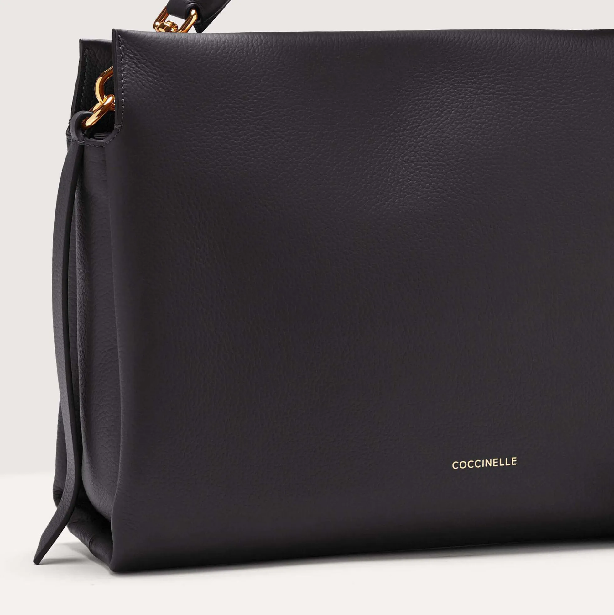 Boheme Grana Double Handbag, noir/cuir
