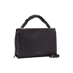 Boheme Grana Double Handbag, noir/cuir