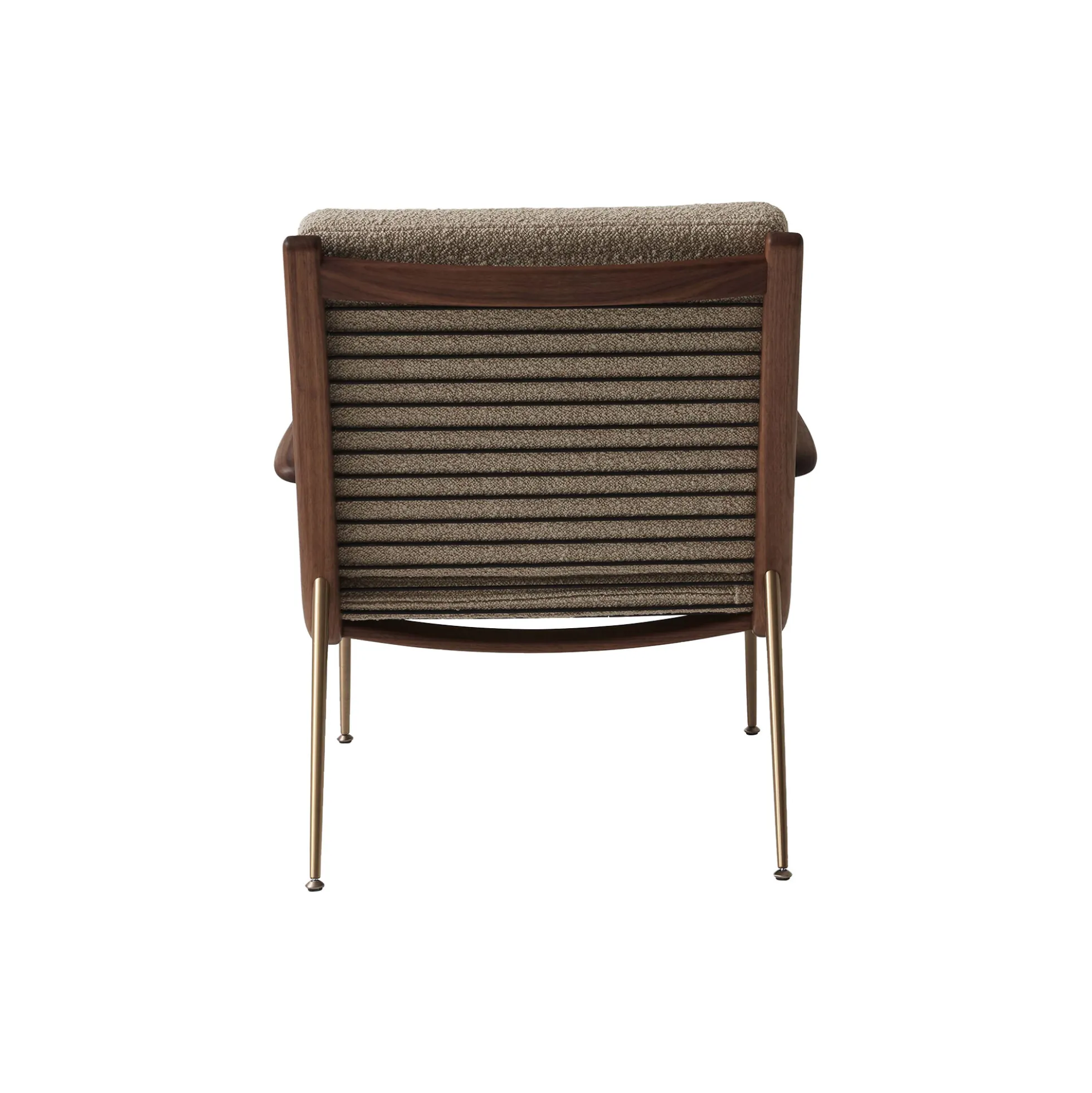 Boomerang HM2 loungestol, olieret valnød/beige